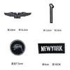 Chapéu Autoadesivo Preto Grande Subsídio Mochila Buraco Reparo Sem Costura Patch Decorativo Adesivo Moda Pequeno Distintivo Adesivo de Tecido