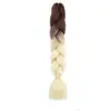 Trenzas Grandes de Fibra Sintética de Comercio Exterior, Trenzas de Colores, Peluca, Cabello para Trenzas Jumbo, Rastas Africanas, Cabello para Crochet