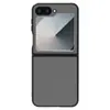 Adecuado para la funda del teléfono Samsung Z Flip 6/Flip 7FE, transparente, delgada y agradable al tacto LeReach