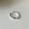 Anel Aberto Ajustável Nova Cor Gota de Óleo Anel Dopamina Design de Nicho Toque Exquisito Anel para Dedo Indicador