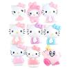 Gato KT estrella grande Muñeco de dibujos animados resina accesorios caja de almacenamiento parche pegatina para refrigerador parche Hello Kitty