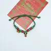 Suministro del Fabricante Venta Caliente Transfronteriza Pulseras Navideñas Ciervo Papá Noel Cascabeles Adornos de Mano para Niños Modelos de Joyería al por Mayor