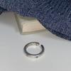 Anillo Abierto Ancho con Letra Retro Transfronterizo Simple Estilo Frío Anillo para Dedo Moda Joyería de Alta Gama Venta al por Mayor para Mujeres