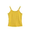 Camisola Feminina Costurada em Algodão com Lindo Design nas Costas, Novo Estilo de Verão, Alças Finas Elásticas, Caimento Justo