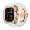 Adequado para Apple Watch Ultra 3 Caixa Protetora de Metal Titânio com Diamantes 49mm iWatch Caixa e Pulseira Modificadas