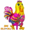 Corona Delfín Pastel Marrón Kappibala Forma de Payaso Oso de Dibujos Animados Lindo Flotante Aire Globo Caliente