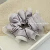 Scrunchie de Cetim de Alta Qualidade com Acabamento de Pérolas, Prendedor de Cabelo Estilo Coreano para Rabo de Cavalo e Coque, Realça a Elegância