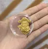 Pegatina para Teléfono Beige Dorado Agua Caqui Ruyi Oro Puro Pegatina para Teléfono Princesa Por Favor Hazte Rico Regalo Viral Pegatina Dorada