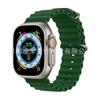 Correa de silicona Ultra2 con doble hebilla para Apple Watch iwatch 56789SE Marine S9