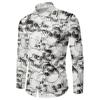 Nueva camisa de hombre europea y americana con estampado de Halloween, de Amazon, eBay y AliExpress, camisa informal personalizada de moda.