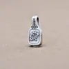 Yiluya Plata S925 Clip de Loto Estilo Tibetano Juguete Literario Accesorios DIY Cuerda Trenzada Colgante de Cuentas Material Plata de Ley Venta al por mayor