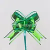50 Flores de Tirar Mariposa Mate, Flores de Tirar con Cinta Grande para Navidad, Pascua y San Valentín, Lazos de Mariposa de Organza Transfronterizos