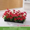 Interior y; Partición Floral Artificial de Plástico y Seda para Exteriores Fe