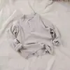 Camiseta de Manga Larga de Modal para Niños Suave y Cómoda para Niños Medianos a Grandes Ropa de Uso Diario Estilo Básico Otoño para Niños
