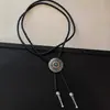 Colar Longo Masculino Simples Cruzado Novo Europeu e Americano Retro Tendência Estrela de Cinco Pontas Coração Liga Gota de Óleo Estilo Jeans