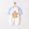 Ropa de Verano para Bebé Traje de Mariposa Mameluco para Recién Nacido Pijama de Manga Larga Ropa para Bebé Traje para Gatear sin Costuras Mono de Algodón Puro