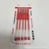 Almacén por Departamento Dos Yuan Bolígrafo de Gel al por Mayor 5 Bolígrafos de Gel de Aprendizaje Bolígrafos de Gel Rojos