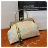 Bolso de Mujer Moderno y Elegante Nuevo Estilo Chino Bolso de Mano Bordado de Moda Bolso de Hombro con Cadena Retro Chino Nuevo