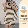 Pijama para Mujer Verano Manga Corta Dulce Estilo Coreano Dibujos Animados Estudiante Casual Holgado Talla Grande Ropa para Dormitorio Hogar con Almohadillas en el Pecho