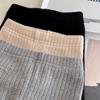 Leggings Acanalados Cálidos Versátiles de Color Crema para Invierno para Niñas, Estilo Nuevo para Niños Pequeños, Forrados de Felpa y Engrosados para Otoño e Invierno, para Niños Pequeños