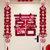Casamento de Casal Casamento Adesivos de Casamento Feminino Casamento Casamento Quarto de Casamento Porta Entrega em Peça Única Adesivos de Porta de Entrada Suprimentos de Casamento