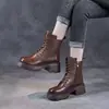 Botas Martin de moda para mujer, nueva colección otoño/invierno 2026, estilo popular, diseño británico elegante, antideslizantes, retro, forradas de felpa, cálidas botas de algodón