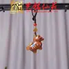 Pingente Borla Cavalo do Zodíaco Yuanbao Pintado Sandália Roxa Ano do Cavalo Pingente Chaveiro Arte Ming Xianyuan Cavalo de Sandália Corrente de Celular