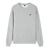 Sudadera para Hombre 2026 Primavera y Otoño Nueva Manga Larga Pulóver Estilo Versátil Algodón de Bucle Pequeño Cuello Redondo Camiseta Base de Algodón Puro