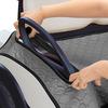 Funda de asiento para carrito de golf transfronteriza con 4 bolsillos delanteros y base antideslizante, cojín de asiento, funda de asiento para carrito antiincrustaciones