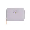 Diseño de lazo minimalista de baja saturación~Billetera con tarjetero de acordeón de moda y simple para mujer, disponible en Xiyin y Xiaohongshu, hecha de PU