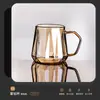 Vasos Fríos de Verano de Aspecto Elegante y Gran Capacidad para Hombres y Mujeres, Vasos de Vidrio Engrosado para Uso Doméstico, Bebidas de Té y Frutas, Vasos al por Mayor