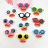 Dibujos Animados Lindos y Divertidos Boca de Salchicha Ojos Gafas de Sol Gafas Pegamento de Crema Materiales DIY Resina Accesorios Pequeños Decoraciones