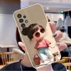 Adecuado para funda de teléfono S25ULTRA de TPU suave A54, chica de las gafas de sol A17, cubierta protectora S26PLUS linda A90, A16