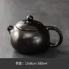 Olla con asa de cerámica gruesa olla individual de cerámica juego de té Gongfu para el hogar olla para preparar té de hierbas olla Xishi dispositivo para preparar té gran capacidad