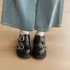 Nuevos mocasines de tacón grueso estilo británico 2026, zapatos pequeños de cuero de suela gruesa, zapatos de vestir retro para mujer, perfectos para otoño