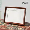 Marco de Fotos de Madera Maciza con Ensamblaje de Caja y Espiga, Marco de Fotos de Alta Gama, Madera de Cerezo, Madera de Nogal Negro, Personalización de Soporte de Exhibición al por Mayor