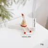 Decoraciones Navideñas Nuevas Transfronterizas Reno de Madera Muñeco de Nieve Tronco de Pie Colgante Escena de Ambiente Navideño