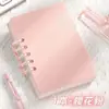 Cuaderno Mini de Hojas Sueltas A7 Mariposa Soñadora Diario Estético de Alto Valor Cuaderno de Bolsillo Portátil con Espiral