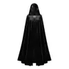 Capa Larga Medieval Renacentista con Capucha para Adultos para Hombres y Mujeres Halloween Pascua Shawl para Actuación en Escenario