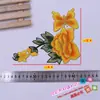 Ropa Nueva Escenario Actuación Ópera Bordado Étnico Pegatina de Tela de Mariposa Parche de Flor Peonía 4553# Flor Caliente