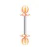 Joyería para piercing de lengua de acrílico transfronterizo, nuevo color de tira para uña de lengua, junta, piercing de pezón de lengua, traje de 12 colores Amazon