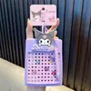Llavero Oficialmente Licenciado de Caricaturas Sanrio Kuromi y My Melody con Bola de Acero Magnético para Alivio del Estrés Colgante para Mochila de Pareja