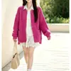 Cárdigan retro grueso de punto estilo bosque LEKA para mujer, nuevo abrigo suéter casual holgado otoño e invierno 2026