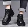 Zapatos de Algodón para Hombre de Invierno 2026 Transfronterizos, Estilo Nuevo, Forrados de Felpa, Engrosados, Cálidos, Zapatos Casuales para Hombre, Tendencia, Negocios, Venta al por Mayor