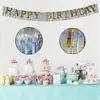 Decoraciones para Fiesta de Cumpleaños de Amazon Cortina de Tinsel Láser Pancarta de Cumpleaños Guirnalda de Borlas Pancarta para Fiesta de Cumpleaños Venta al por Mayor