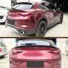 Aplicable a 17-21 Alfa Romeo Stelvio alerón trasero modificado de fibra de carbono alerón central de fibra de carbono real alerón superior de fibra de carbono