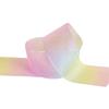 DIY Roupas Cocar Acessórios Para o Cabelo Material 10 Jardas Um 38mm De Largura Gradiente Arco-íris Impresso Fita De Chiffon Atacado