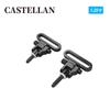 Hebilla de Madera de 1.25 Pulgadas Correa Táctica Cuerda Hebilla Colgante Hebilla de Metal para Correa Giratorios para Eslinga de 1.25''