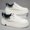 Zapatos para hombre 2026 transpirables deportivos casuales para hombre zapatillas blancas de caña baja que aumentan la altura versátiles zapatos blancos para hombre verano transpirables