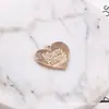 Aleación letras inglesas coloridas pintura corazón de durazno aleación corazón de durazno amor aretes aretes colgante accesorios de joyería DIY